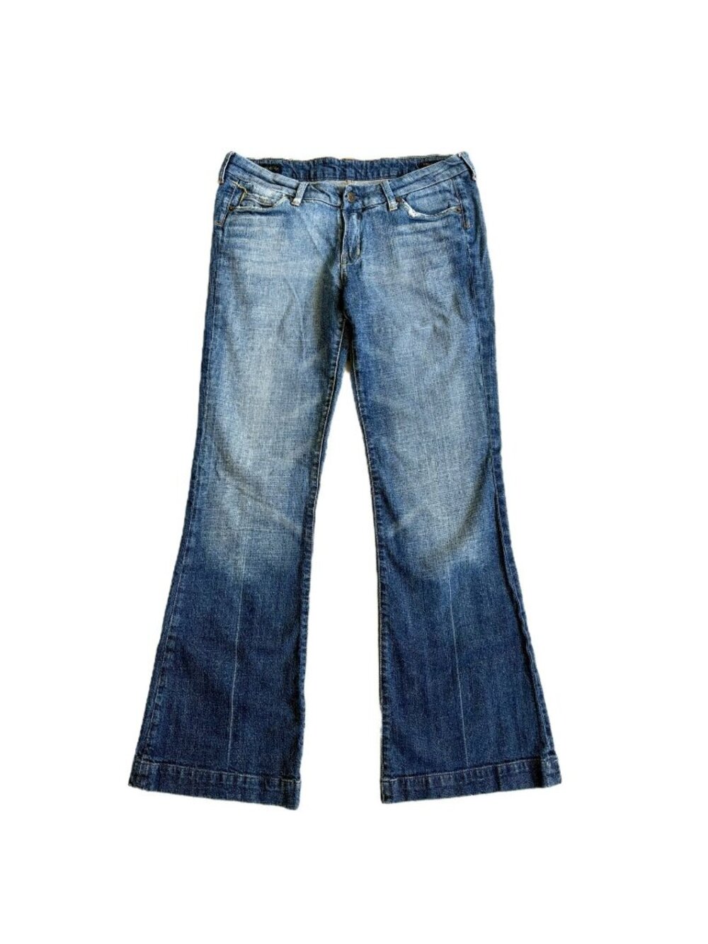 Citizens Of Humanity Women’s 30 Kate 066 Low Waist Full Leg Denim Flare Jeans